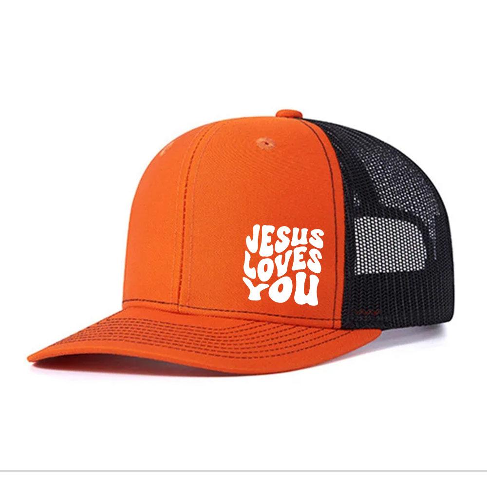 Love You Fashion Hip Hop Casual Men'S And Women'S Mesh Cap Adult Adjustable Cap Sun Hat Baseball Cap