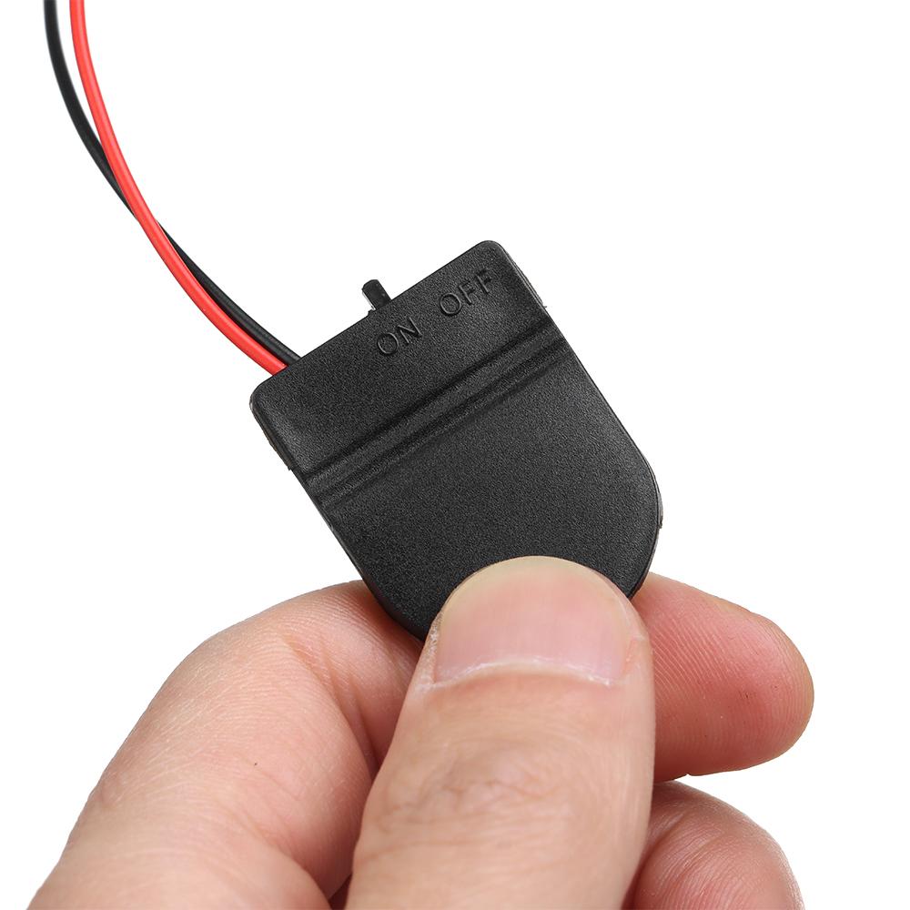 With ON/OFF Switch Battery Storage Box CR2032 Case Cover Battery Socket Holder Button Coin Cell