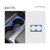 Water Cup Frame Cover for Tesla Model 3 Highland 2024 2025 Alcantara Suede Center Control Drinks Cup Patch Sticker Accessories