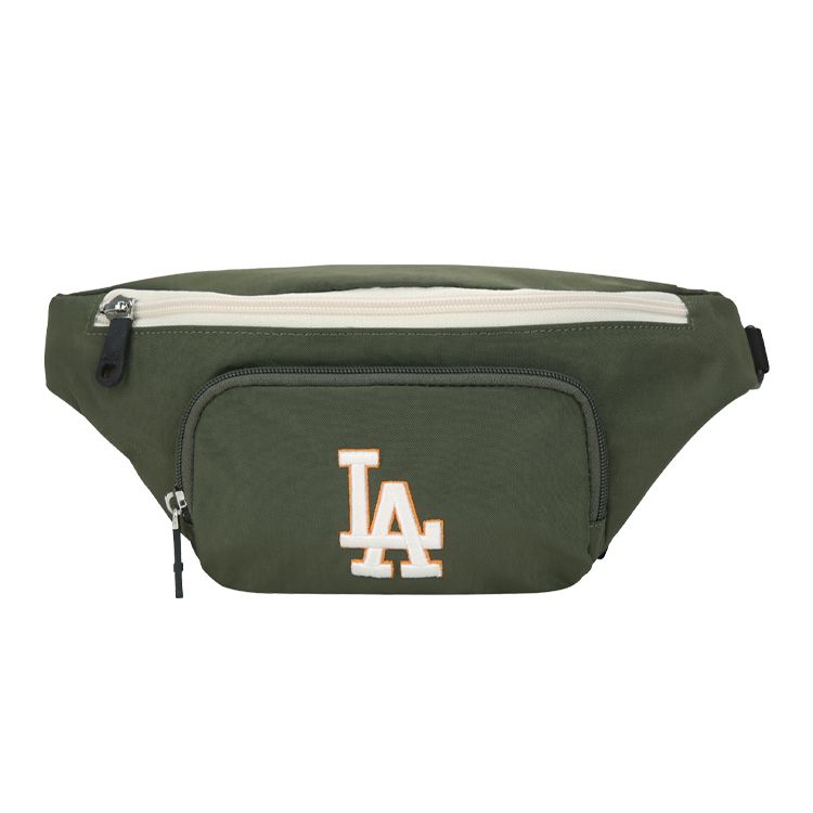 

MLB Retro Los Angeles Dodgers Logo Nylon Polyester Waist Bag Unisex Waist Bag Military-Green 32BGC2011-07K Army Green