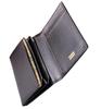 Business Card Holder Genuine Leather 728612 Max Fukin Machi Card Case Card Holder Card Storage Cowhide Italian Leather Black X Gold [Takeo Kikuchi]