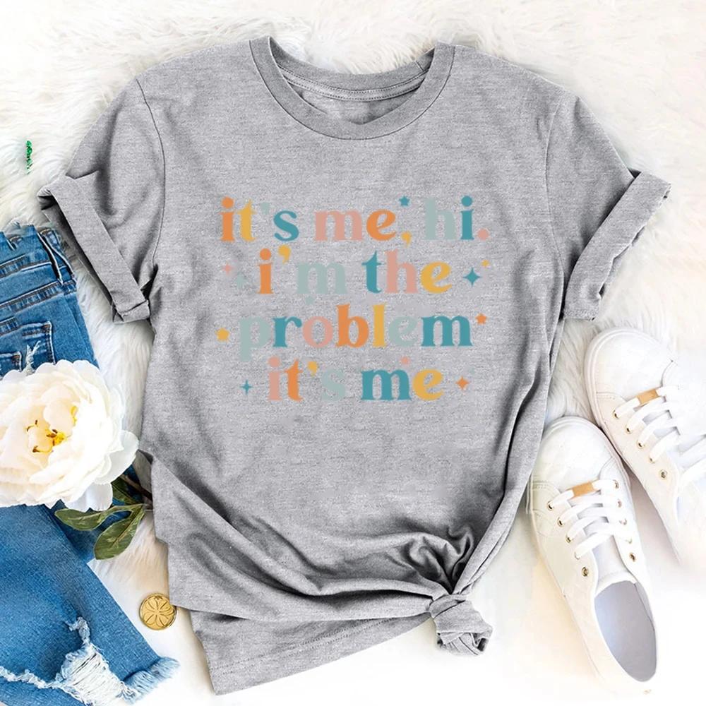 Hi I'm The Problem It's Me T-Shirt Anti Hero Taylor Music Inpired Shirt Meet Me At Midnight Tees Vintage Graphic Tee Fans Tops