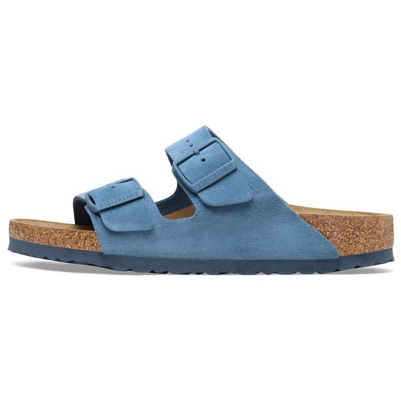 Birkenstock Buckled Open Toe Suede Slippers 1026820 39