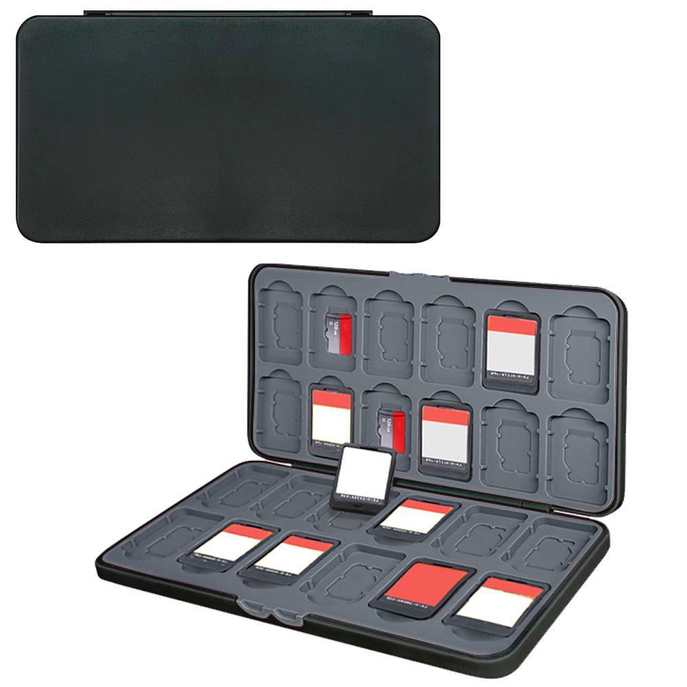 Switch Game Card & TF Memory Card Storage Box - Holds 24 Game Cards + 24 TF Cards