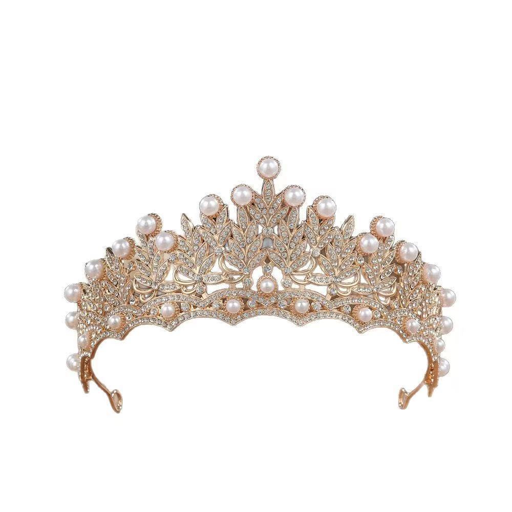 Baroque Bride Crown New Wedding Hair Accessory  Wedding Dress and Evening Gown Accessories  European Birthday Headwear  Crown