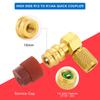 Tigbear R12 To R134A AC Fitting Adapter Kit, Hi/Lo AC
