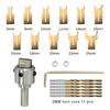Wooden Beads Making Machine Kit Beads C-shaped Drill Bit Milling Cutter DIY Hand Crafts Bead Maker Planer Woodworking Tool