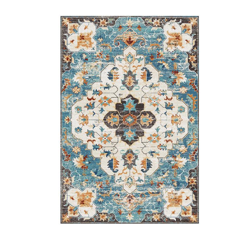 Persian Crystal Velvet Living Room Carpet American Retro Ethnic Style Carpet Hotel Bed And Breakfast Full Of Carpet