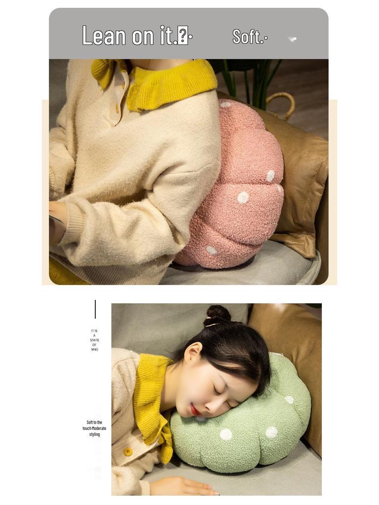 Halloween Pumpkin Throw Pillow - Creative Sofa Cushion for Living Room, Car, Bedside, and Bay Window Decor; Waist Support and Backrest.