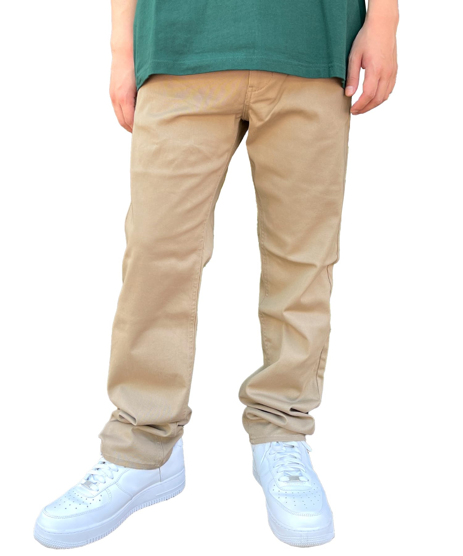 

Outdoor Products Men s Denim Jeans, Long Pants, Available in 3 Styles: Straight, Slim, and Chino Pants, Stretch, Beige, od5605