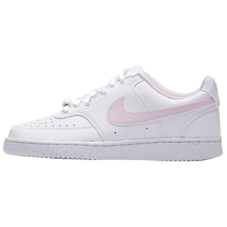 Nike Court Vision Comfortable Fashion Low-Top Sneakers Women sneakers Pink White IB6652-101 35.5