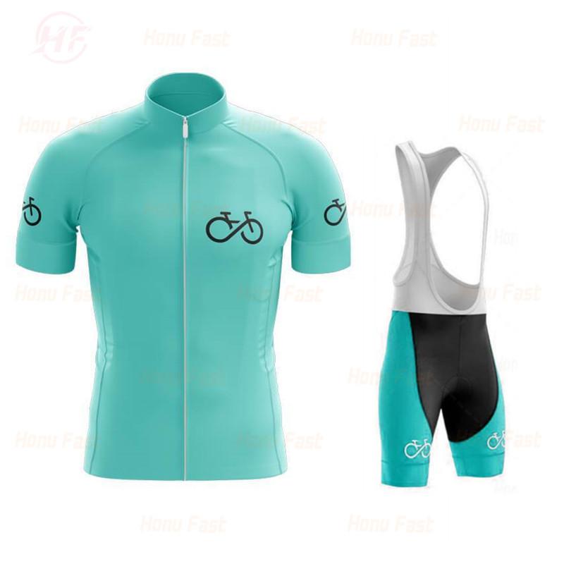 New summer short-sleeved men's cycling suit moisture-wicking bicycle clothing