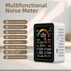 9-in-1 Luftqualitätsmonitor Kohlendioxid Lufttester Temperatur-/Feuchtigkeitsmesser Lärm-/CO2-/TVOC-/AQI-/C6H6-/HCHO-/CO-Detektor