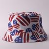 Digital printing small edge bucket hat spring and summer double-sided can wear outdoor sunshade basin hat spot