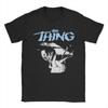 The Thing Horror Movie T Shirt Beach  Cotton T-Shirts For Male Novelty Casual Tshirt Short-Sleeved Aesthetic Tees