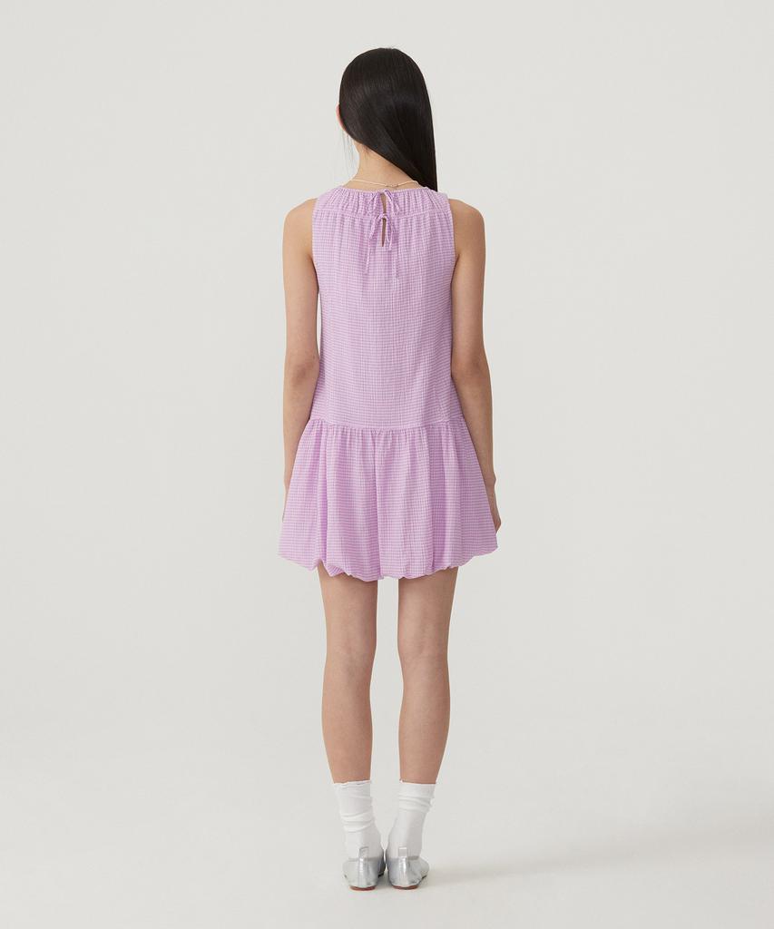 Covernat Woman Balloon Sleeveless Dress Light Purple