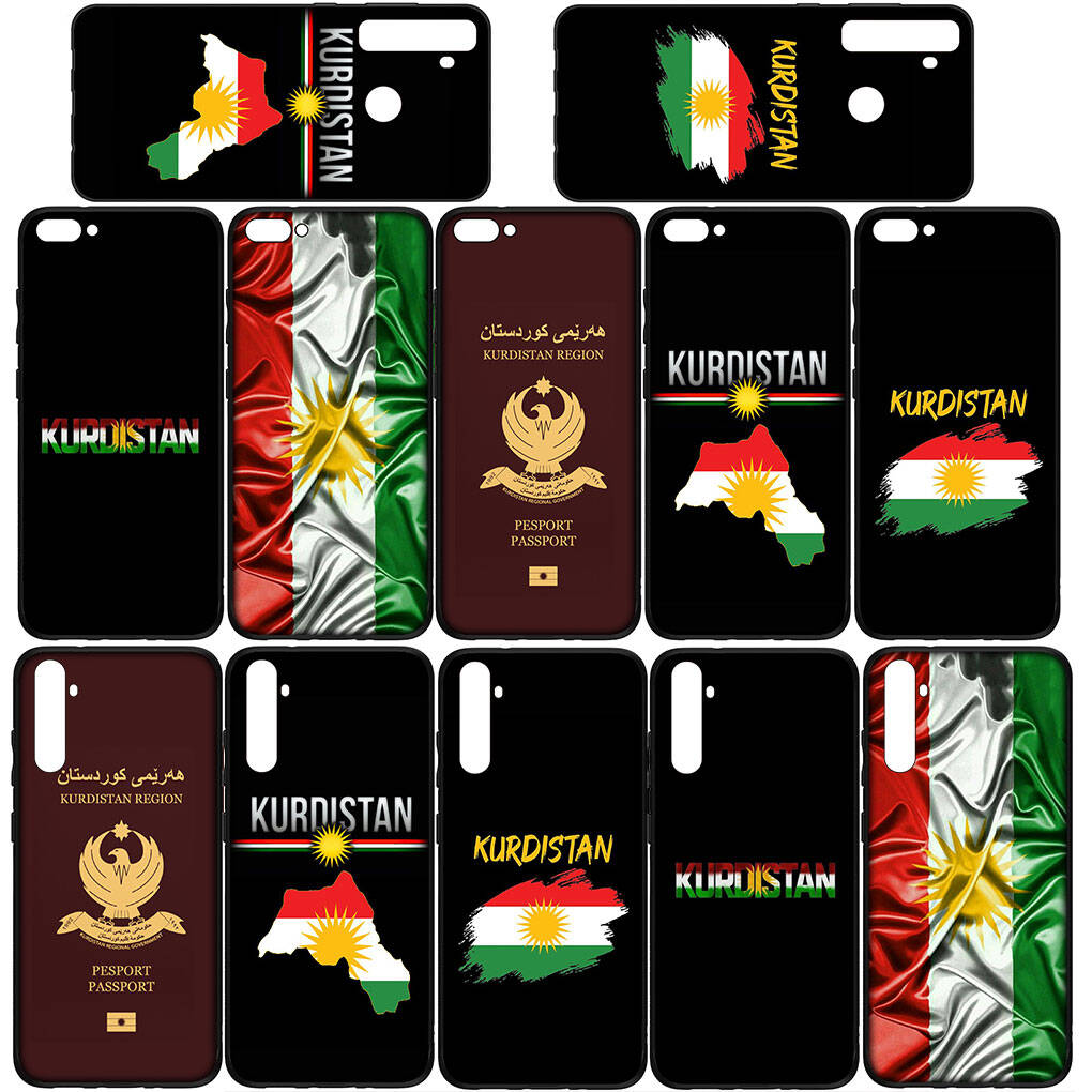 for Samsung Galaxy S25 S24 S23 S22 S21 S20 Ultra FE Plus A17 A37 A57 A56 A55 A06 A16 A15 A36 A26 A35 A05 A25 A54 A34 Phone Case Kurdistan Flag Cover