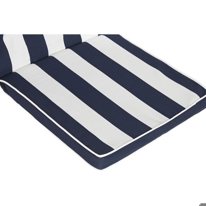 Coussin - DKD HOME DECOR - Rayures - Bleu - 42x4x115 Cm - Résistant À L'eau