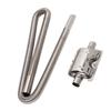 Standheizungs-Auspuffrohr mit Schalldämpfer Edelstahl-Kraftstofftank Diesel-Gasentlüftungsschlauch 2,5 cm Innendurchmesser 120 cm