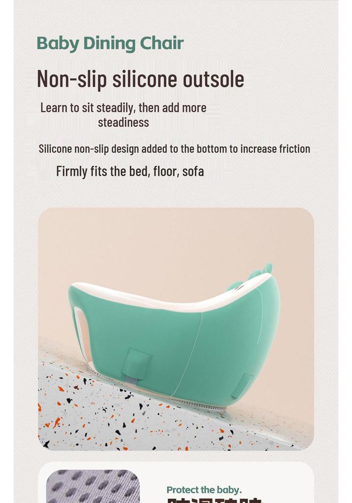 Wash-Free Non-Slip Baby Learning Seat: Safe, Spine-Friendly Sofa for Infants and Toddlers