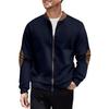 Available: Men's 2025 Autumn/Winter Casual Color Block Zipper Cardigan Sweatshirt, European American Style Workwear.