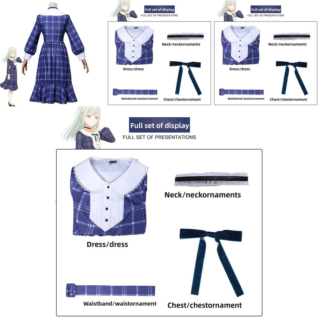 Bang Dream Avemujica Cosplay Costume With Polyester Fabric For Anime Role Play