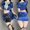 Sex Underwear Women's Uniform Suit Pure Desire Stewardess Hip Skirt Passion Sexy Hot Pajamas