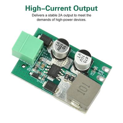 DC-DC Step Down Power Supply Module 8V-90V To 3.3V-12V 2A Voltage Adjustable Buck Converter Volt Regulators for BMS MCU Charging