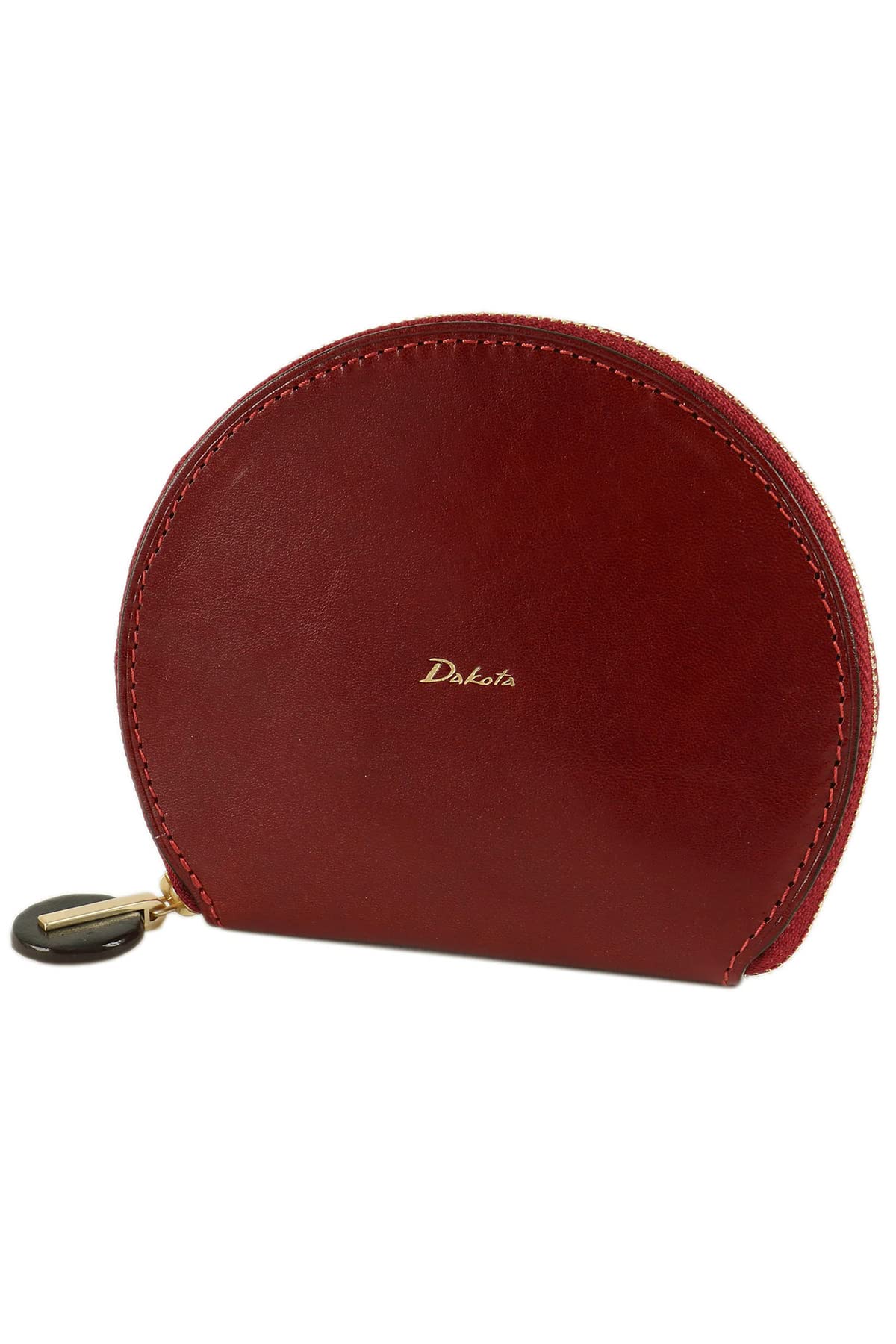 

Bifold Wallet Round Zipper Genuine Leather Brick [Dakota] DA-30520-44