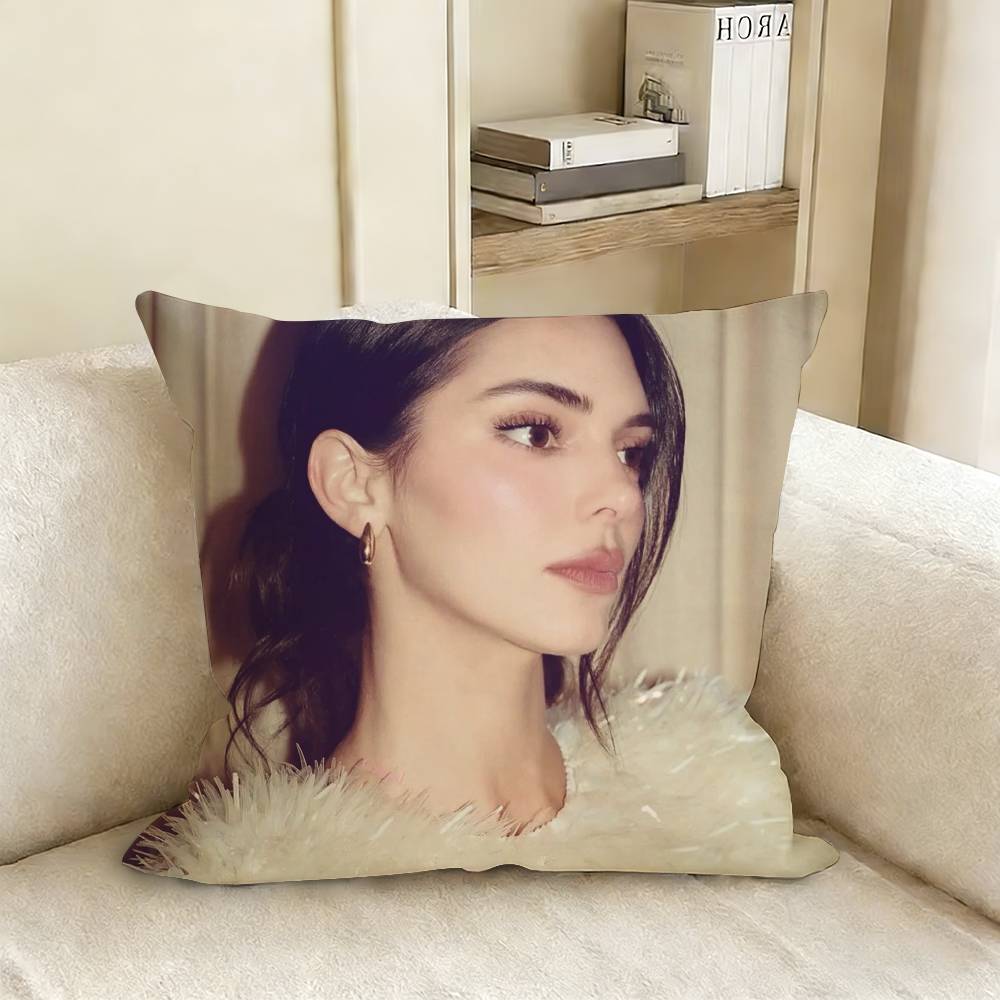 

KKendall JJenner Pillow Case Living Room Sofa Cushion Cover Suitable For Home Bedroom Room Decoration 30x30cm