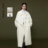 LANGZI Pure Wool Lapel Woolen Coat
