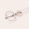 New Resin Acrylic D-buckle Transparent Belt Versatile Pvc Women