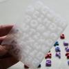 Moldes de Silicona con Letras y Números para Teclado Para Fundición de Resina Encanto de Resina Hecho a Mano Accesorios de Decoración para Teclado
