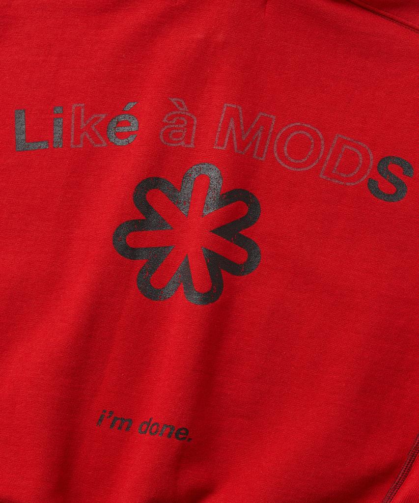 Like A Mods Rise Hoodie_Red