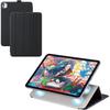 Elecom IPad Pro 11-inch (M4) Case Cover Flap Case Soft Leather Drawing Angle 8-Stage Adjustable Sleep Function Black TB-A25PMWVDBK