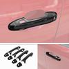 8P ABS Glossy Black Car Side Door Handle Cover Trim For Toyota Tacoma 2016-