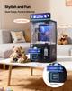 Claw Crane Machine, Medium-Sized Arcade Game Machine with Light & Sound, Adjustable Steel Claws, Precise Toy Candy Grabber Prize Dispenser Vending