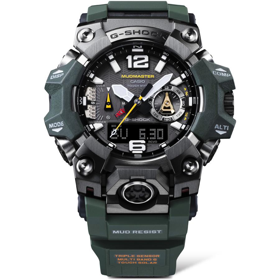 Casio G-SHOCK Men's Stainless Steel 200M Water Resistant Shock Resistant Quartz Watch GWG-B1000-3A