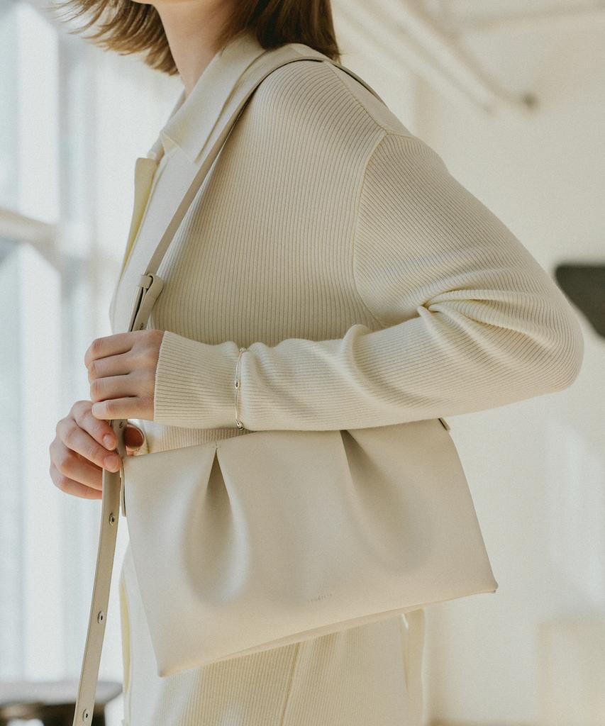Anodreve Madeleine Shoulder Bag Birch Ivory