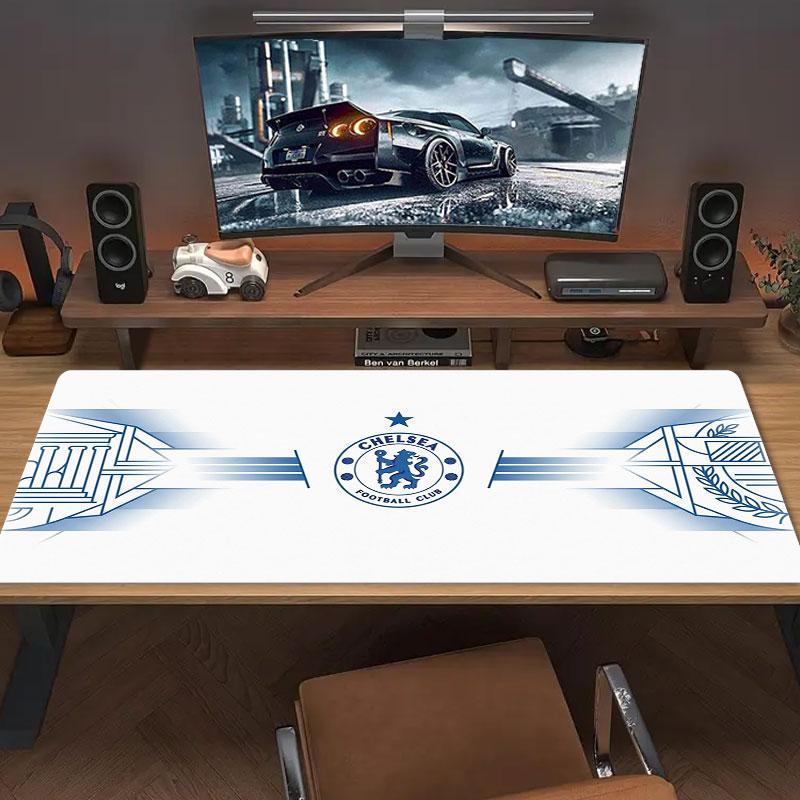 Chelsea F Large Size Mouse Pad Large Gaming Table Cushion Non-slip Laptop Tablet Big Mousepad XXL Mat Mini PC Playmat With Lock edge