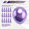 A96I-50Pcs 10 Inch Metallic Latex Balloons Thick Chrome Glossy Metal Pearl Balloon Globos For Party Decor