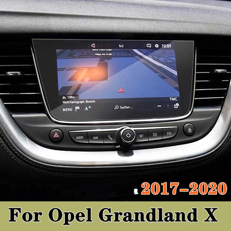 

Салон автомобиля GPS-навигационный экран из стали, закаленное стекло, защитная пленка, ЖК-экран, пленка для Opel Grandland X