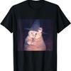Funny Wizard Cat Fat Cat Meme Cheeseball Orange Cat Magic T-Shirt