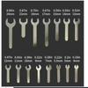 4-14mm Opening Open End Wrench Multifunctional Small Wrench Repair Wrench  for Bathroom Repair