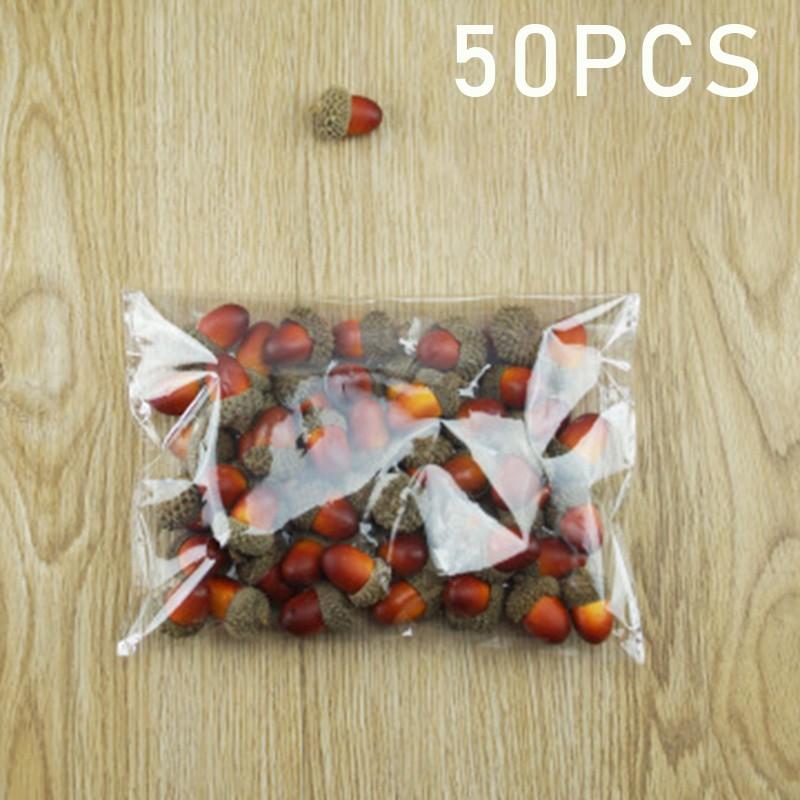 

Реквизит искусственный желудь для вечеринки товары для дома 50 шт светло-коричневый