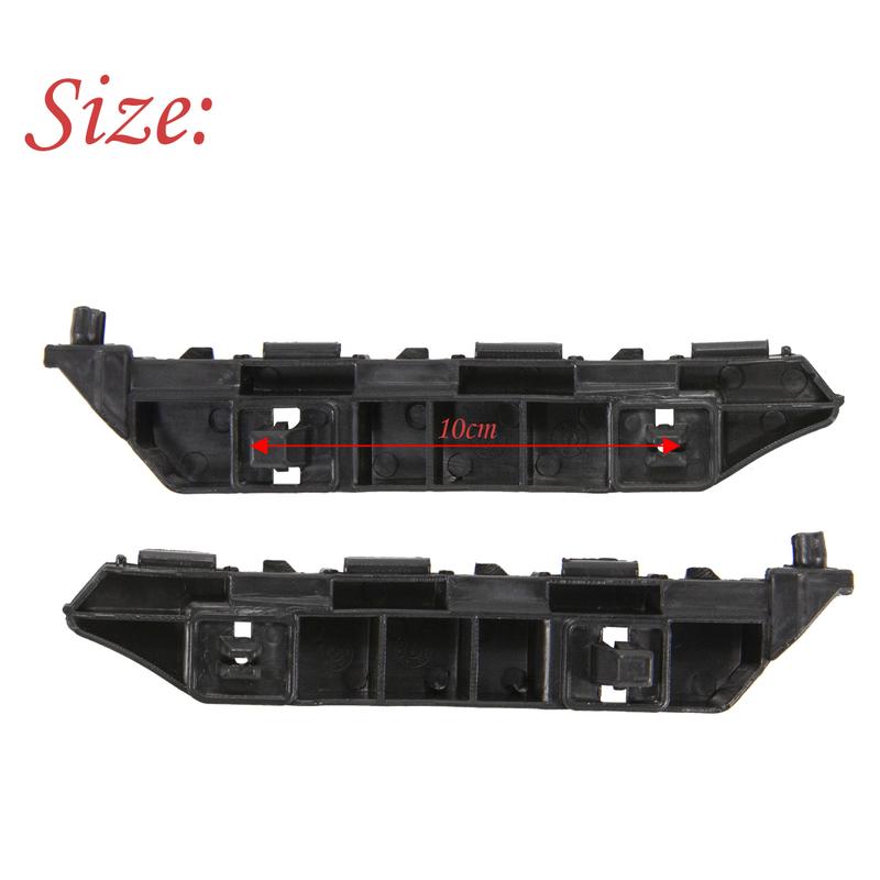 1 Pair Front Left Right Bumper Guide Mount Bracket Grille Retainer for Honda CIVIC Sedan 2012 2013 2014 2015 71198-TR0-A01