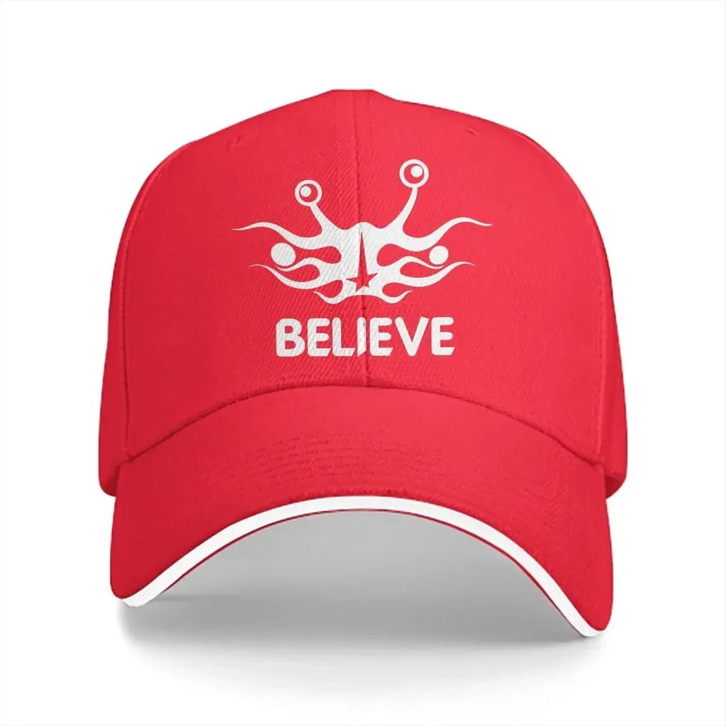 Believe Into Baseball Cap Unisex Hats Women Visor Protection Snapback Flying Spaghetti Caps