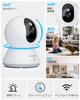 Bluams Pet Enhanced Color Night Indoor Security Continuous Alexa Compatible Camera, 4MP, AI, Pet/Barking/Face Detection, One-Touch Call, 360° Pan/Pan,