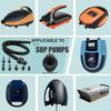 Stand  up air pump adapter hose set  including 7 air valve nozzles
