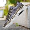Men's Sneakers New Luxury Fashion Skateborad Shoes Glitter Casual Shoes Men Platform Vulcanize Shoes Big Size Tenis